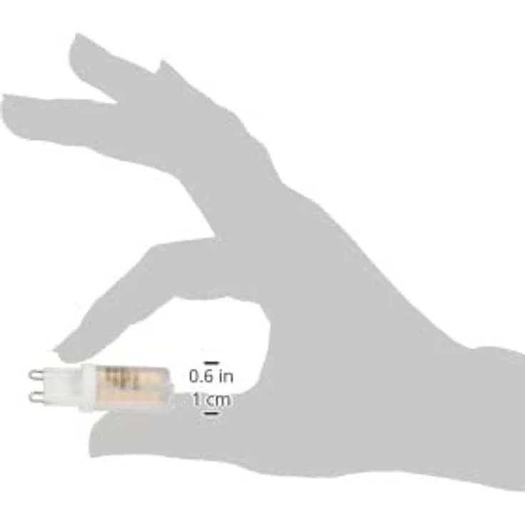 Trio Leuchten LED Leuchtmittel G9, 3 W, Klar, dimmbar, 2er-Blister, warmweiß 3000K, 320 Lumen – Bild 4