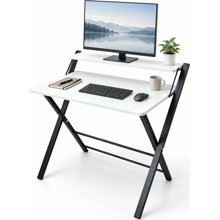 Relaxdays Klappbarer Schreibtisch Monitoraufsatz