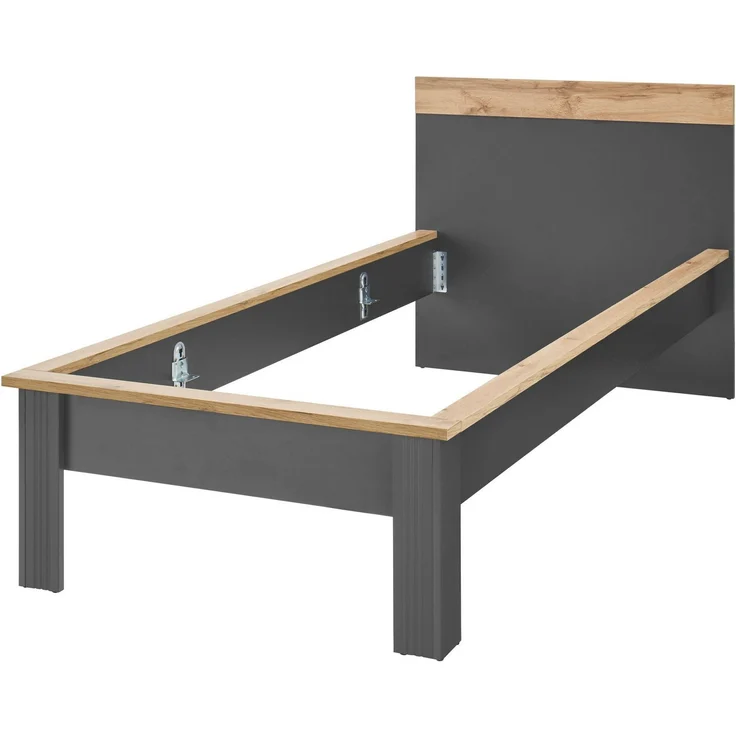 Home affaire Einzelbett WESTMINSTER Bett im Landhausstil, Doppelbett, Bettgestell, in verschiedenen Farben verfügbar, Liegefläche 90/140/180x200 cm – Bild 1