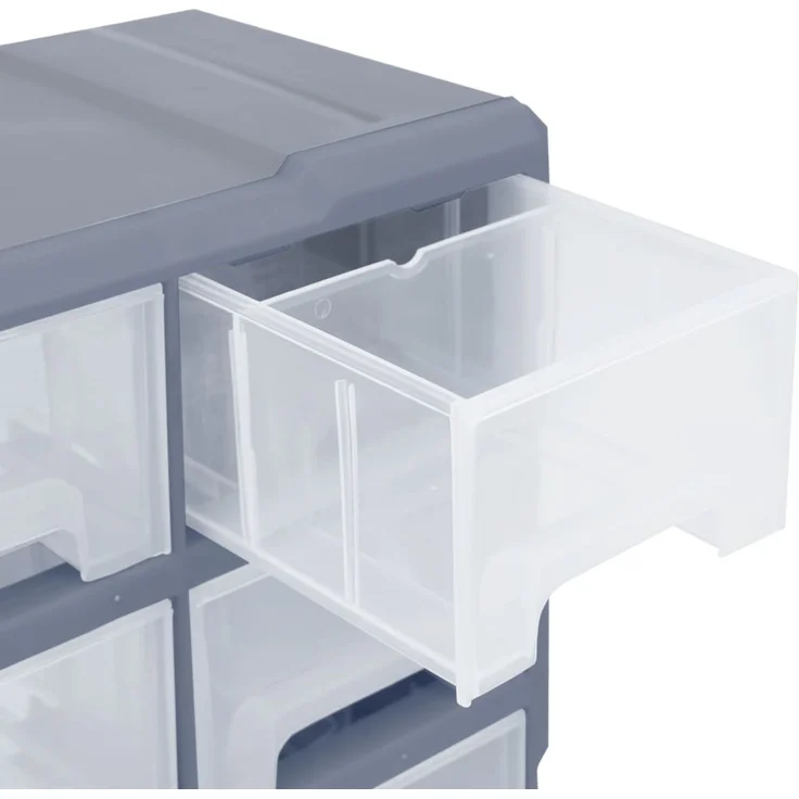 vidaXL Multi-Schubladen-Organizer 16 Schubladen 52x16x37 cm 149602 – Bild 8