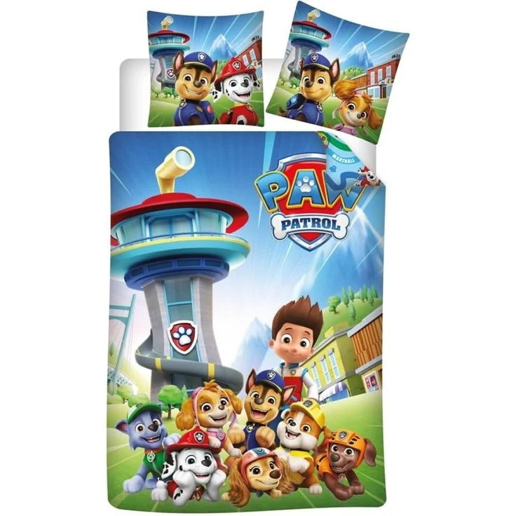 Paw Patrol Bettwäsche Set 140 × 200 cm mit Kissenbezug 65x65 cm – Bild 2