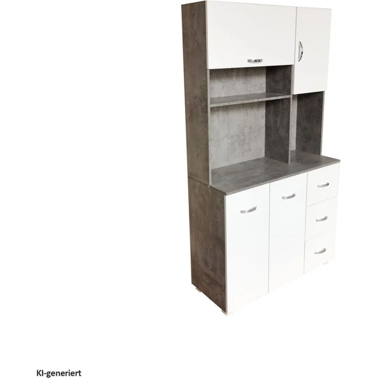 HTI-Line Hochschrank Küchenschrank Blanca (Stück, 1-St, 1x Schrank Blanca, ohne Dekoration) Küchenbuffet – Bild 4