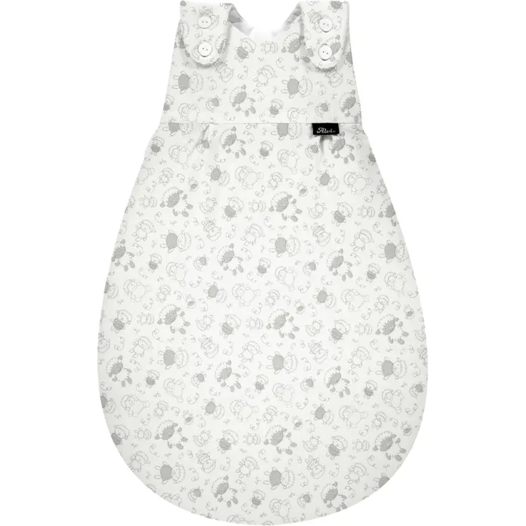 Alvi Baby-Mäxchen Außensack Schäfchen beige 50/56