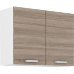 Küchen Hängeschrank 80 cm für das Modell „Dave 240 Eiche Sonoma Trüffel“