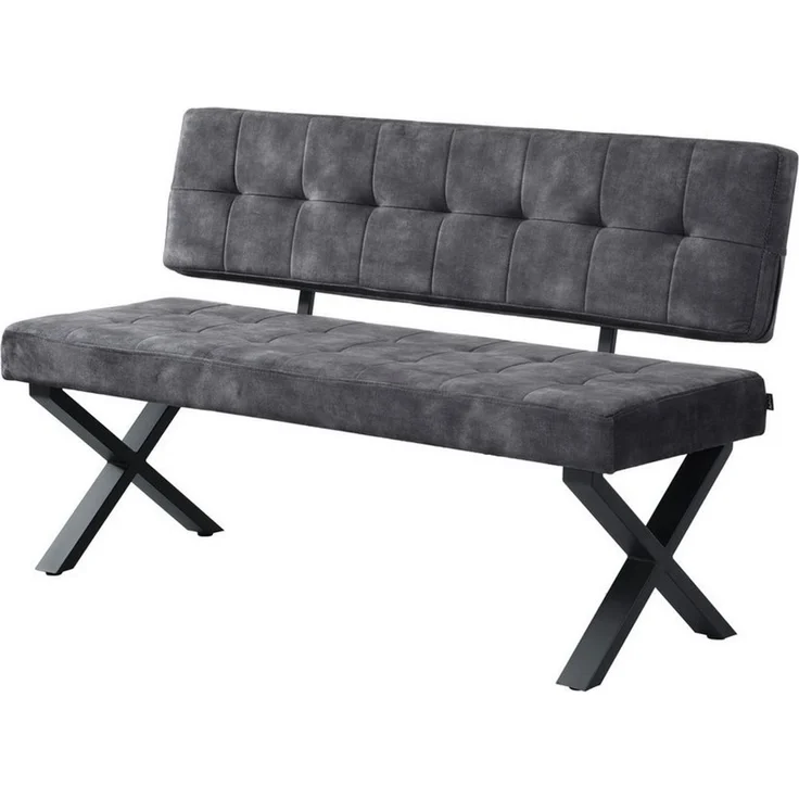 B&D home Essbank KAREN (1-St), gepolstert, Metallgestell, mit oder ohne Rückenlehne, in 120/140/160cm – Bild 5