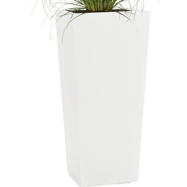 Pflanzwerk® Pflanzkübel CONIC Premium Blumenkübel Pflanzsäule Fiberglas mit Lotus-Effekt, Fiberglas - Handgefertigt - Rechteckig - Frostbeständig – Bild 5