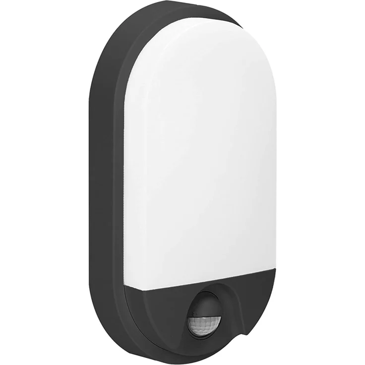 Orno NEFRYT LED-Wandleuchte 15W mit Bewegungsmelder 1100 lm IP54 4000K schwarz AD-OP-6147BLPMR4