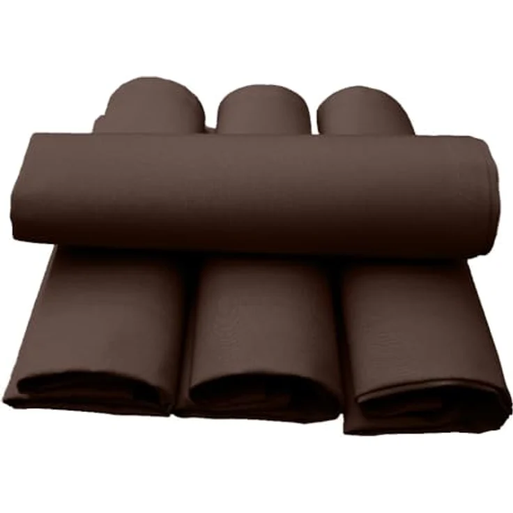 Lemos Home Hochwertige Stoffserviette Tischtuch 4 Stück aus 100% Baumwolle Kollektion Konzept, Farbe & Größe wählbar (Stoffserviette 4er Set - 45x45 cm, Chocolate) – Bild 2