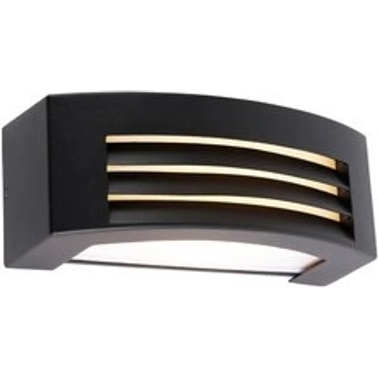 Qazqa Außen-Wandleuchte Hurricane, ohne Leuchtmittel, E27, Schwarz, Modern, Edelstahl, 1-flammig – Bild 6