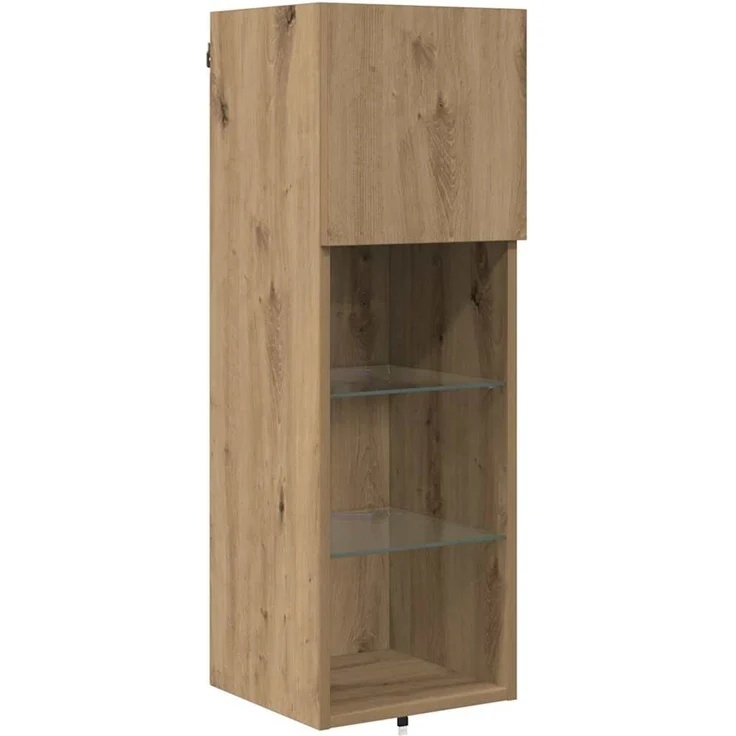 vidaXL TV-Wandgeräte 4 stk. Artisan-Eiche Holzwerkstoff 3402945 – Bild 8