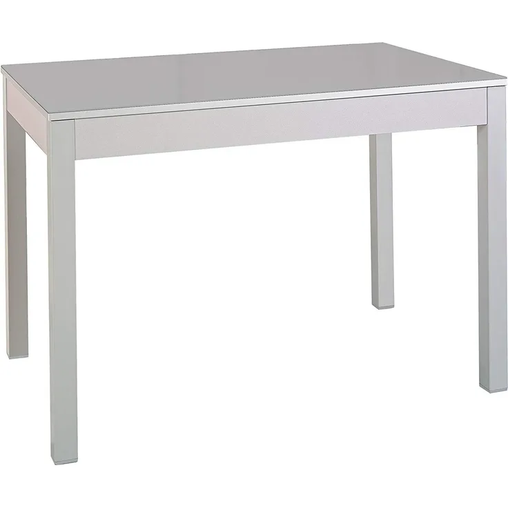 ASTIMESA Ausziehbarer Küchentisch mit Trolley, grau, 70x110 cm