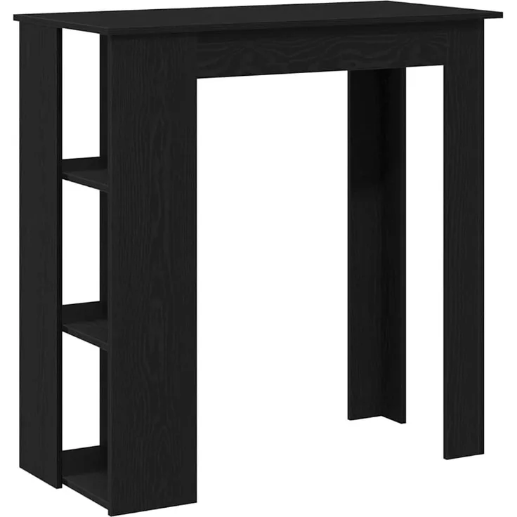 vidaXL Bartisch Schwarz Eichen-Optik 102 x 50 x 103,5 cm Holzwerkstoff 862706