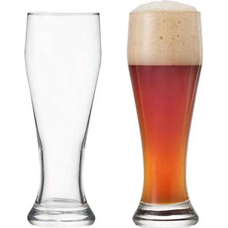Gimex Weizenbierglas klar (2er Set)