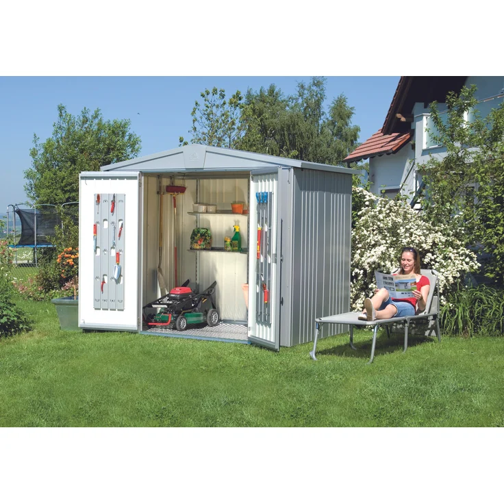 Biohort Gerätehaus Europa, 5: 316 x 228 x 209 (b x t x h) cm, dunkelgrün – Bild 2