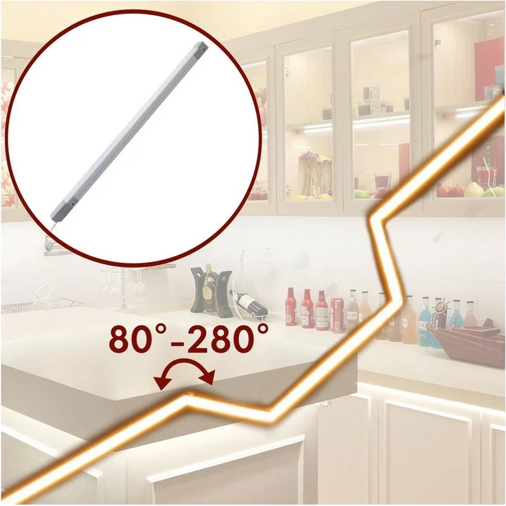 kalb LED Unterbauleuchte Lineara LED Unterbauleuchte 100cm Neutralweiß 13W, Neutralweiß – Bild 3
