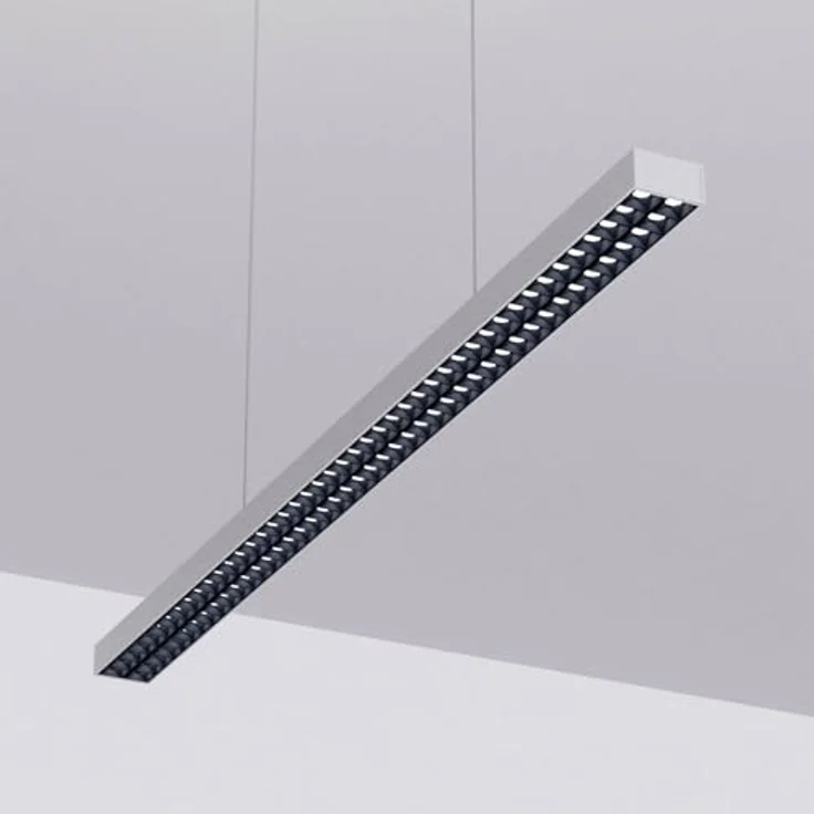 Arcchio LED Büroleuchte Jolinda, moderne Pendelleuchte aus Aluminium, 1-flammig für energiesparende Beleuchtung – Bild 2