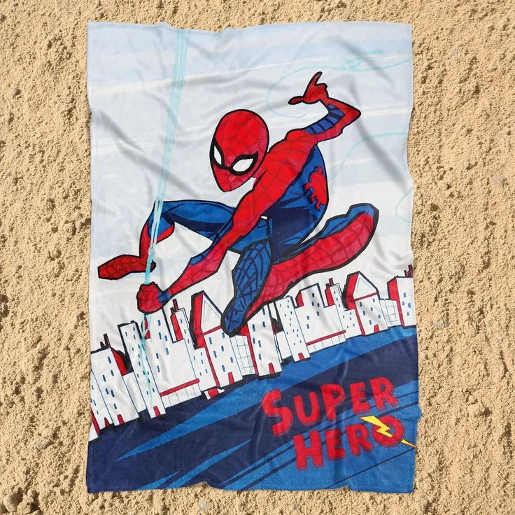 Kinderdecke Spider Man Decke Super Hero 130x170 cm Kuscheldecke Fleecedecke Spidy, BERONAGE, passend zur Bettwäsche, ideal für Sofa, Couch, Kinder-Bett, Auto – Bild 3