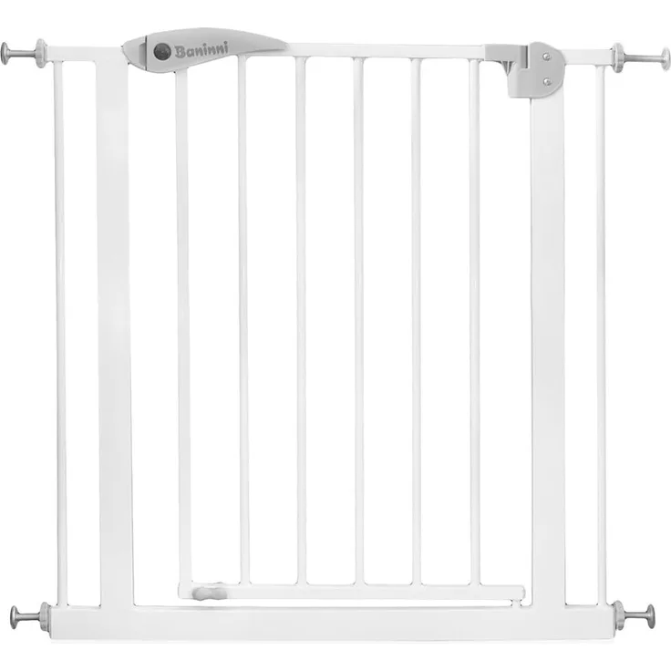 Baninni Schutzgitter Vicino Metall 75-85 cm Weiß BNSF003-WH