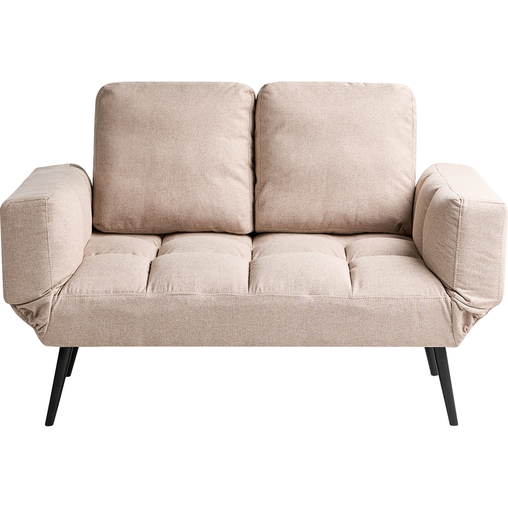Schlafsofa 2-Sitzer BREKKE Stoff Beige
