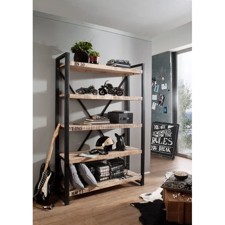 Regal Mango 120x40x180 natur bedruckt FACTORY #144 – Bild 7