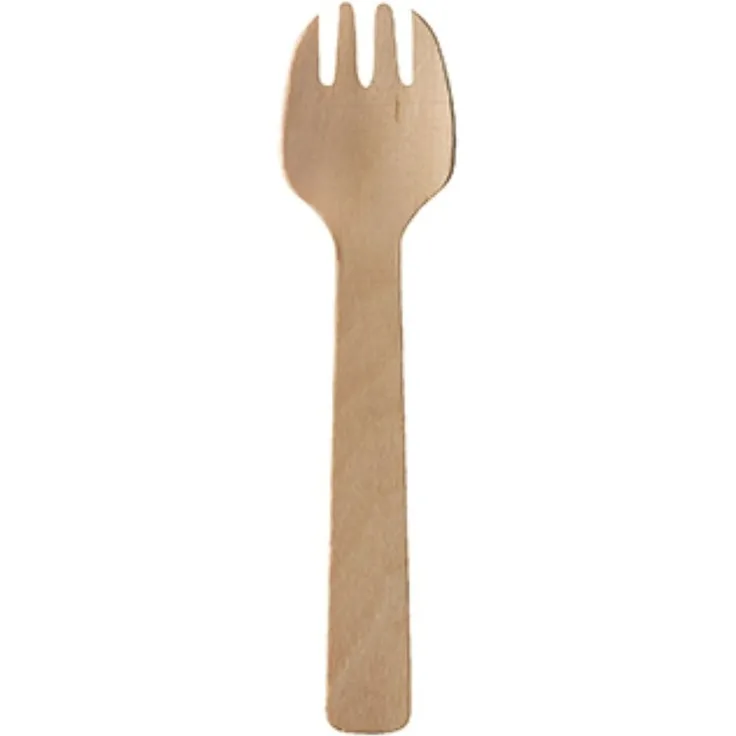 100 Gabeln, Holz "pure" 10 cm