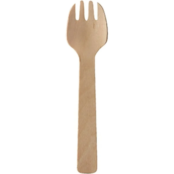 100 Gabeln, Holz "pure" 10 cm