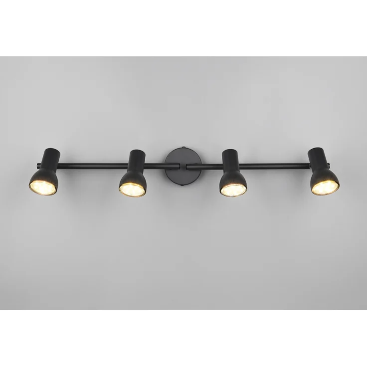 Trio Deckenstrahler 4er Spot Cantar schwarz matt GU10 – Bild 5
