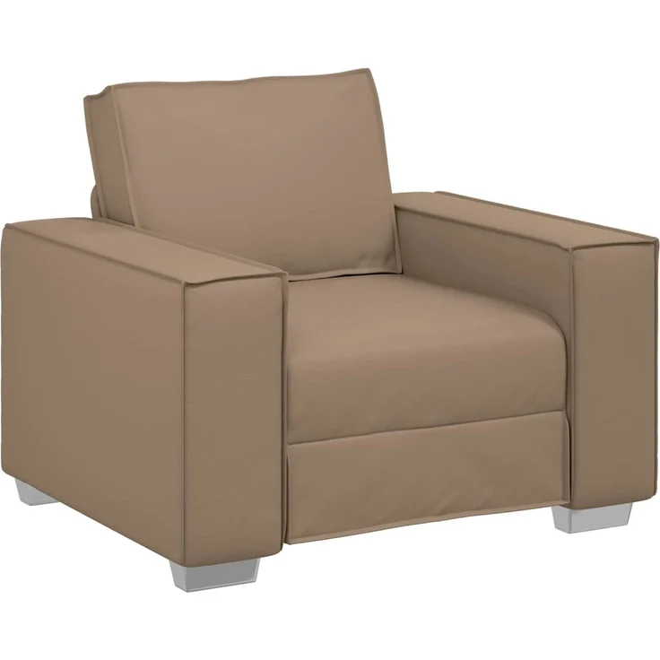 vidaXL Sofa-Sessel Cappuccino 100 cm Kunstleder 4105043 – Bild 2