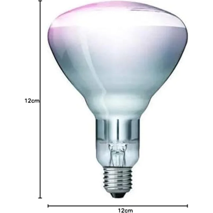 Philips Lampen Reflektorlampe 150W E27 CL 1CT/10 BR125 IR#57522 – Bild 3