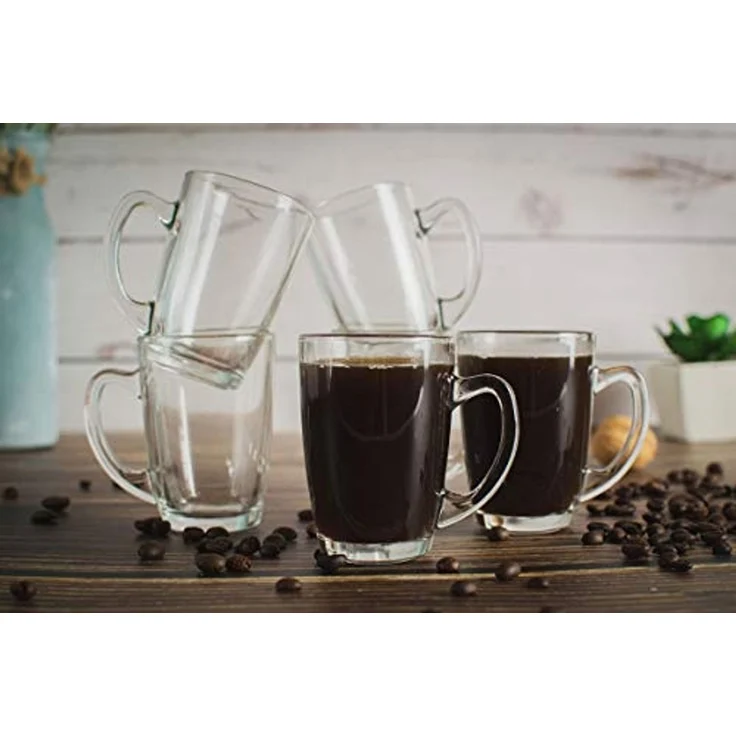 6 Espresso Gläser 90ml Espressotassen Tasse Espressoglas Kaffeegläser Espresso – Bild 2