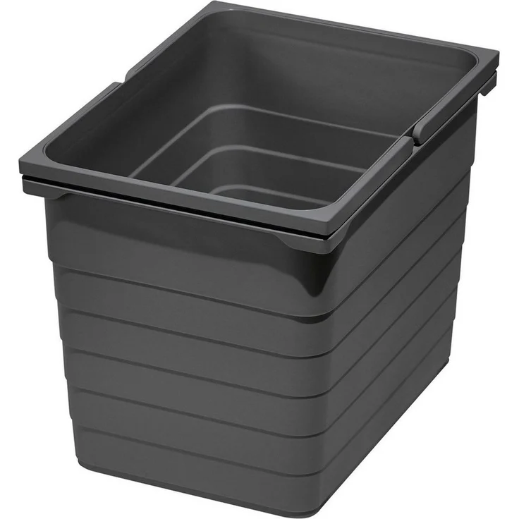 SO-TECH® Mülleimer eins2vier Abfallsammler Höhe: 310 mm, Volumen 17 Liter 230 x 306 mm dunkelgrau 5060 – Bild 1