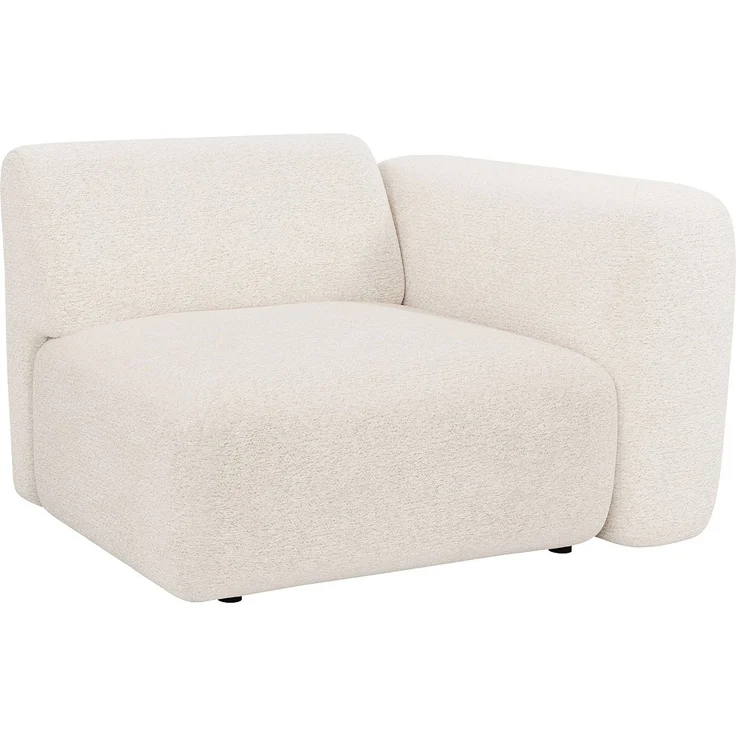 Maison Céphy - POGNI - Modulierbares Sofa - Plastik - Kunststoff (PVC) - Weiß - 206 x 97 x 73 cm – Bild 5