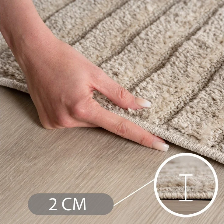 Carpettex Designteppich Skandinavischer Boho, Rechteckig, Höhe: 8 mm, Teppich Wohnzimmer, Schlafzimmer, Gästezimmer – Bild 2