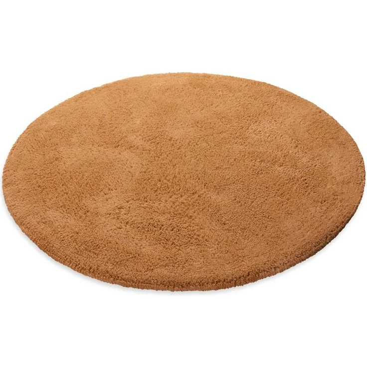 OTTO home Badematte Selenne, uni, viele Farben, Badvorleger, Badezimmer Teppich, Höhe 20 mm, rutschhemmend beschichtet, fußbodenheizungsgeeignet, Baumwolle, rund, Badteppich, getuftet, modern, Uni, antirutsch, flauschig, Baumwolle – Bild 2