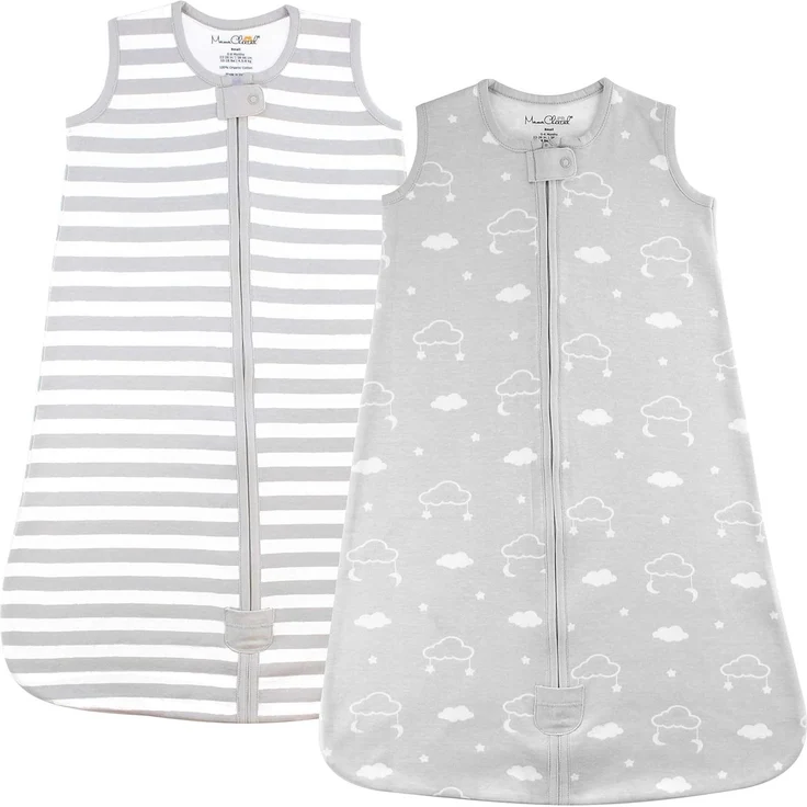 Baby Schlafsack, 0.5 TOG 100% Bio-Baumwolle, Ideal für den Sommer, Sommerschlafsack für Jungen und Mädchen, S (0-6 Monat) – Bild 1