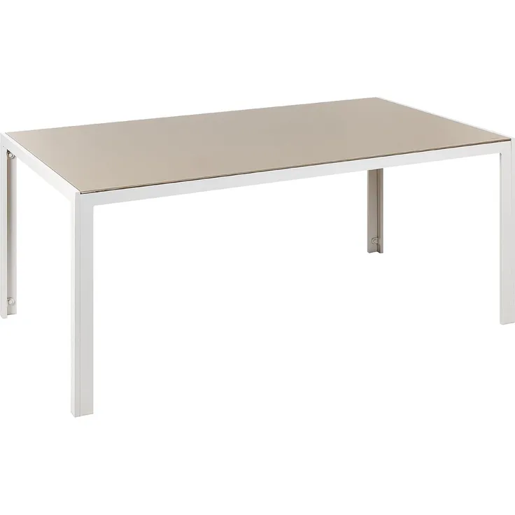 Gartentisch Glas Beige CATANIA