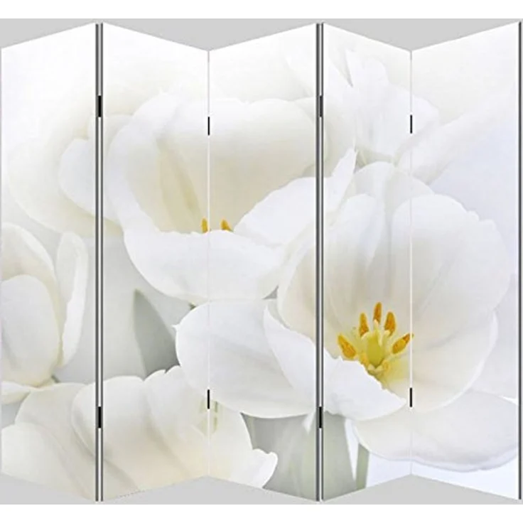 Foto-Paravent Paravent Raumteiler Trennwand M68 ~ 180x200cm, Orchidee – Bild 4