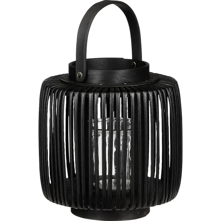 Mica Havard Windlicht Havard schwarz Ø 20 x 23 cm