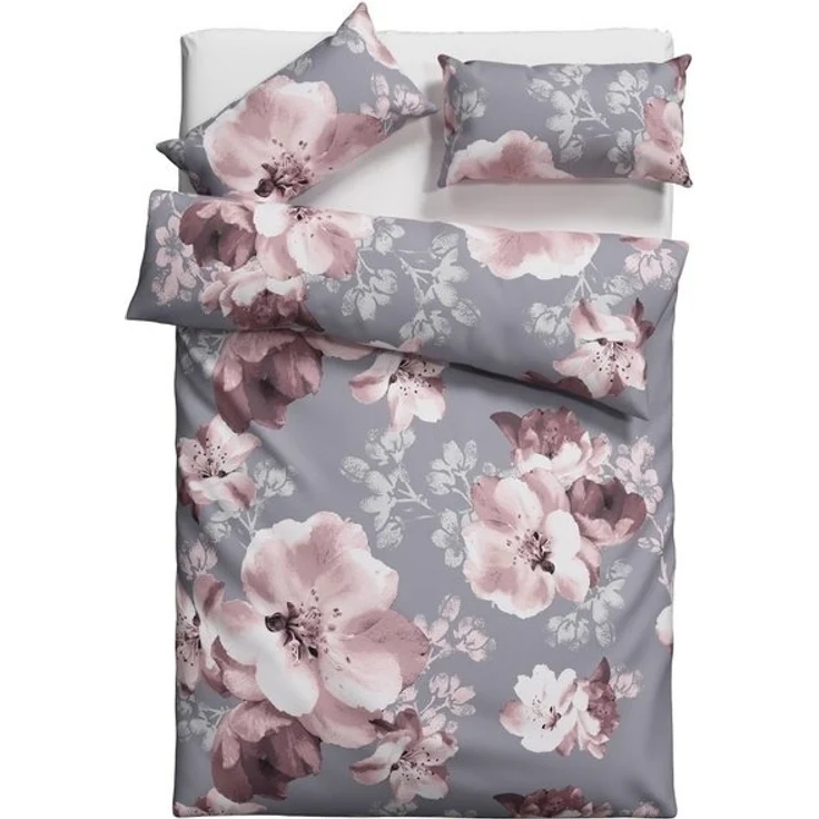 OTTO home Bettwäsche MELINA, Renforcé, 2 teilig, florale Bettwäsche mit Reißverschluss, ab Gr. 135x200 cm – Bild 4