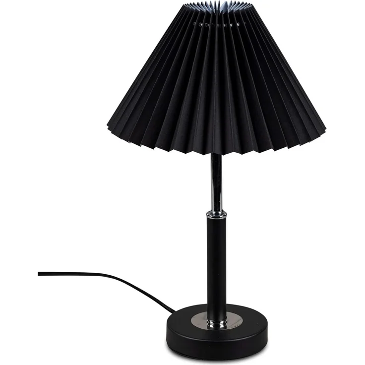 Formano Plissee Schirm Tischlampe Schwarz – Bild 1