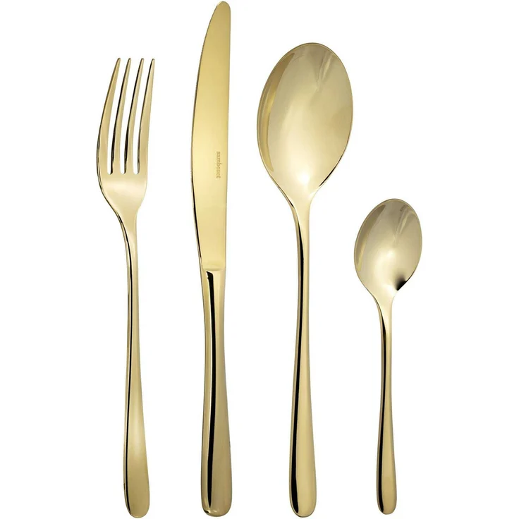 Sambonet Taste Besteck 24-tlg. gold – Bild 1