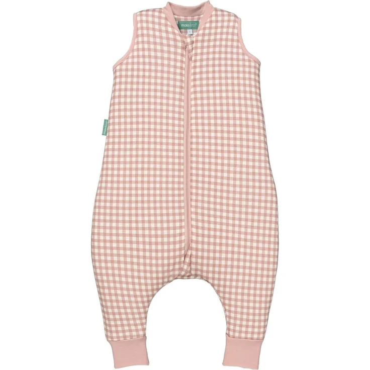 molis&co - Baby Schlafsack mit Füßen 2.5 TOG - Ganzjahres Schlafsack - Babyschlafsack mit Beinen - 100% Baumwolle (Oeko-TEX 100), Winterschlafsack Premium Qualität - Dusty Rose (117 cm) – Bild 1