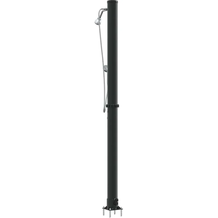 vidaXL Außen Solardusche Schwarz 217 cm PVC und Aluminium 42003409 – Bild 7
