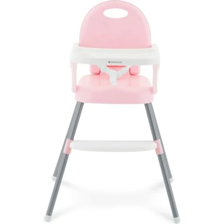 Kikkaboo Kinderhochstuhl 3 in 1 Spoony, niedriger Fütterungsstuhl, Sitzerhöhung rosa – Bild 8