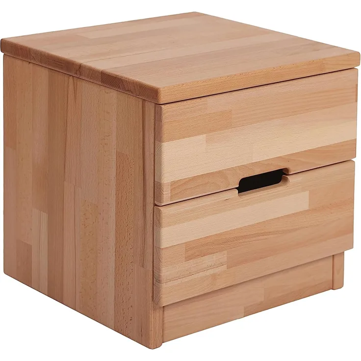 Krok Wood Nachttisch Krok Wood Nachttisch Elsa aus Massivholz 40x40x40 cm