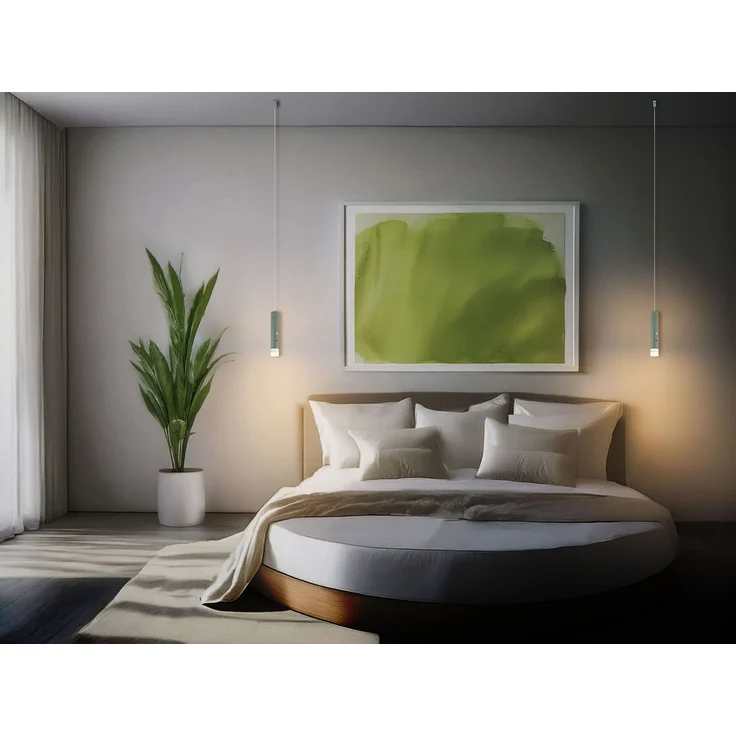 Akku Pendelleuchte PELO Grün, dimmbar, abnehmbarer Leuchtenkopf Ø 3,8cm – Bild 11