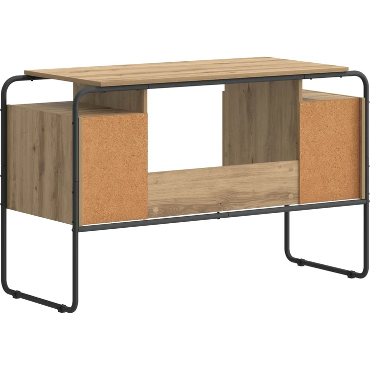 vidaXL Schreibtisch mit Stauraum Artisan-Eiche 120 x 50,5 x 75,5 cm 8008043 – Bild 6