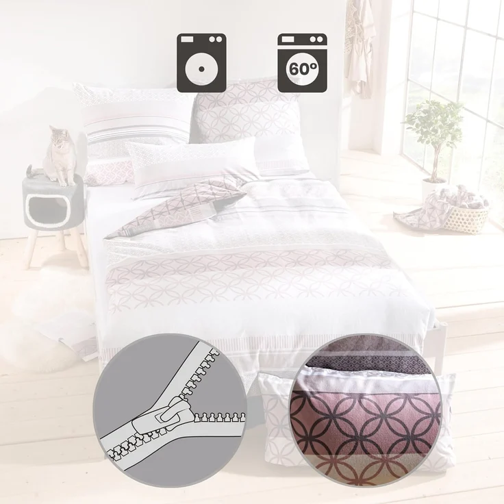 Erwin Müller Kissenbezüge Kissenbezug, (1 Stück), Grafik – Bild 5