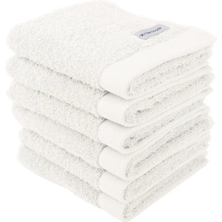 TOM TAILOR HOME Gästehandtuch COLOR BATH, Frottier (6-St), 100% Baumwolle, 30x50 cm, uni, große Farbauswahl