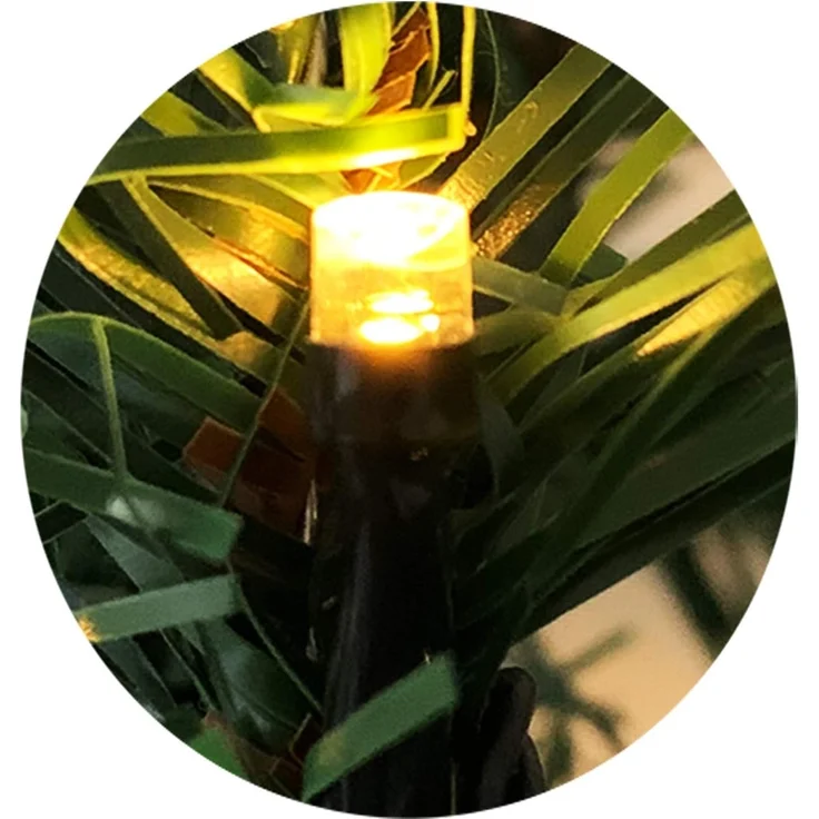 XXL Tannengirlande Weihnachtsbeleuchtung 810cm 100 LED Batteriebetr. – Bild 4